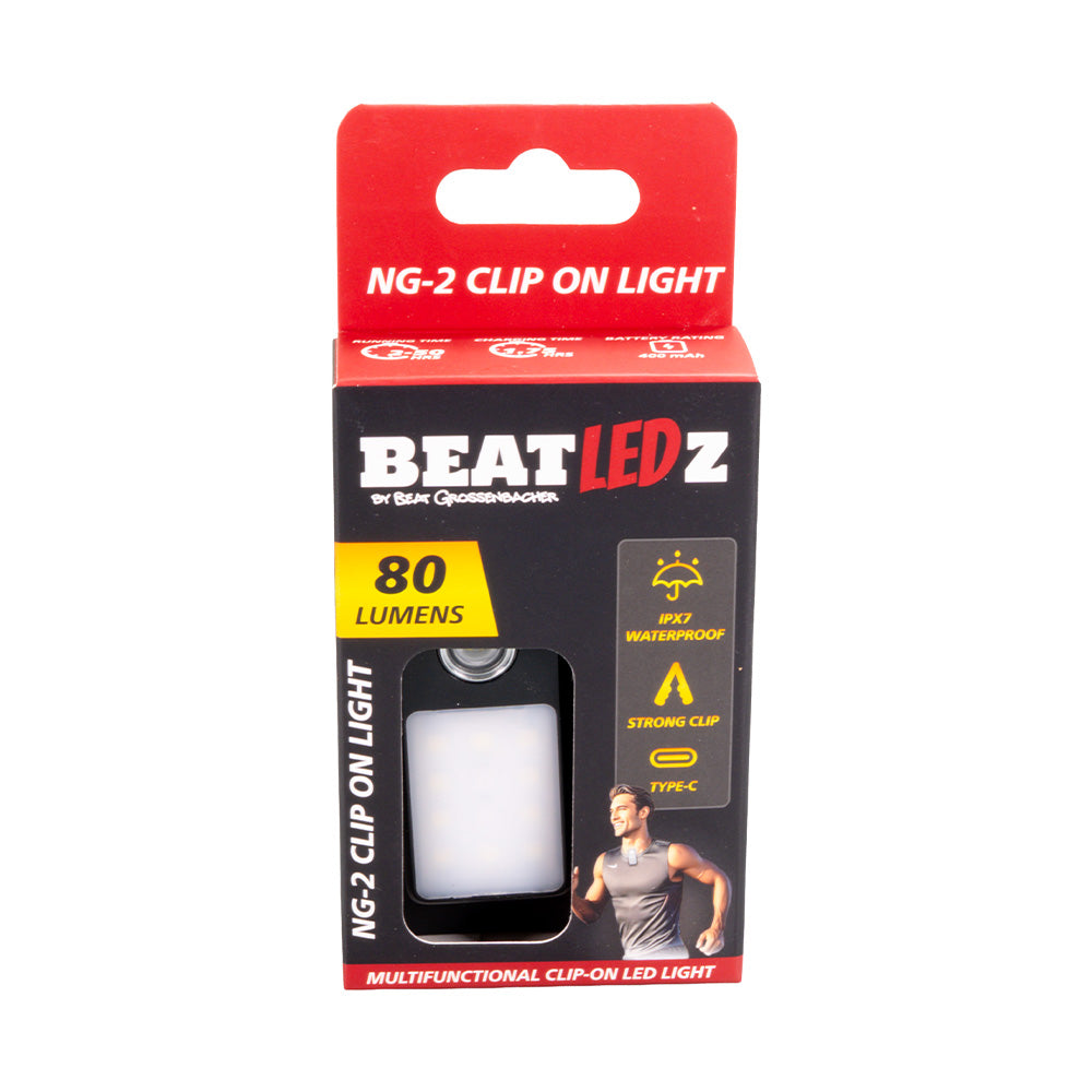 LED Clip-Lampe für Hundehalter – 80 Lumen, IPX7 & USB-C