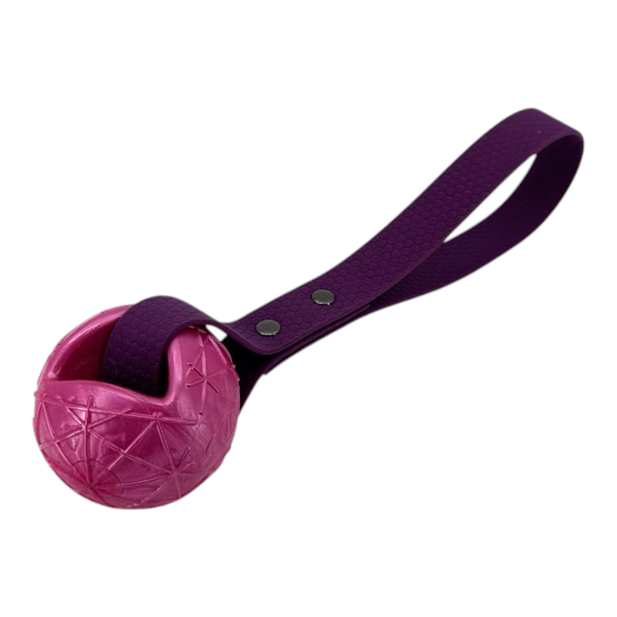 Moby Ball mit Hexa Biothane Wurfschlaufe