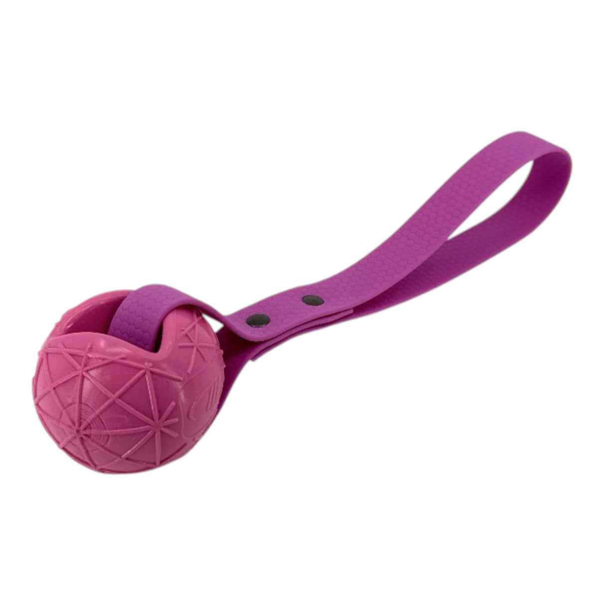 Moby Ball mit Hexa Biothane Wurfschlaufe