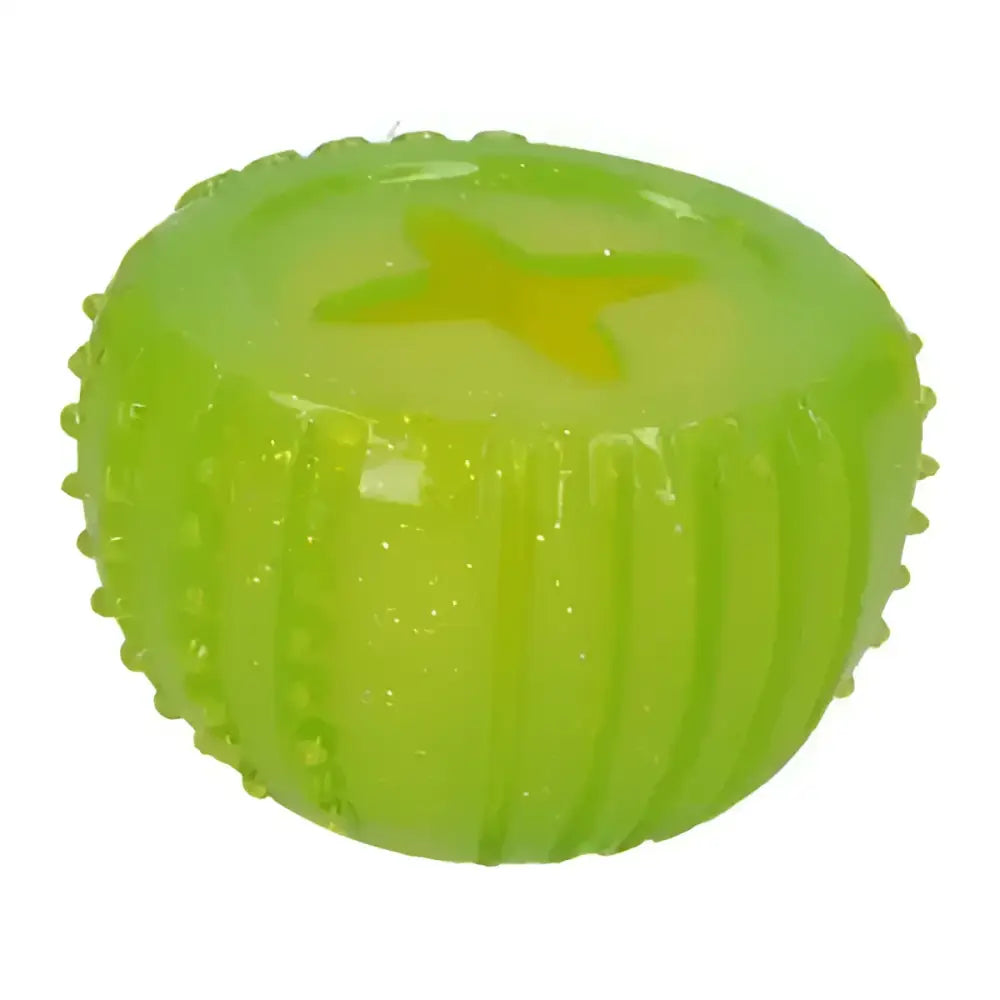 Grüner Texturierter Stern-Toy für Dog Comets Treat Locker, perfekt für Hunde