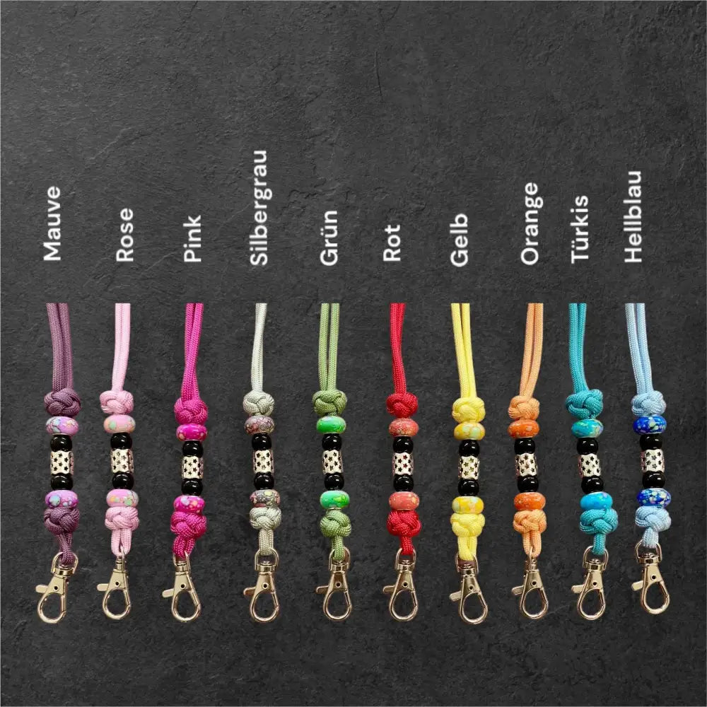 Bunte Perlen Schlüsselband Sternle für Hundepfeifenband Hundespielzeug richtig cool