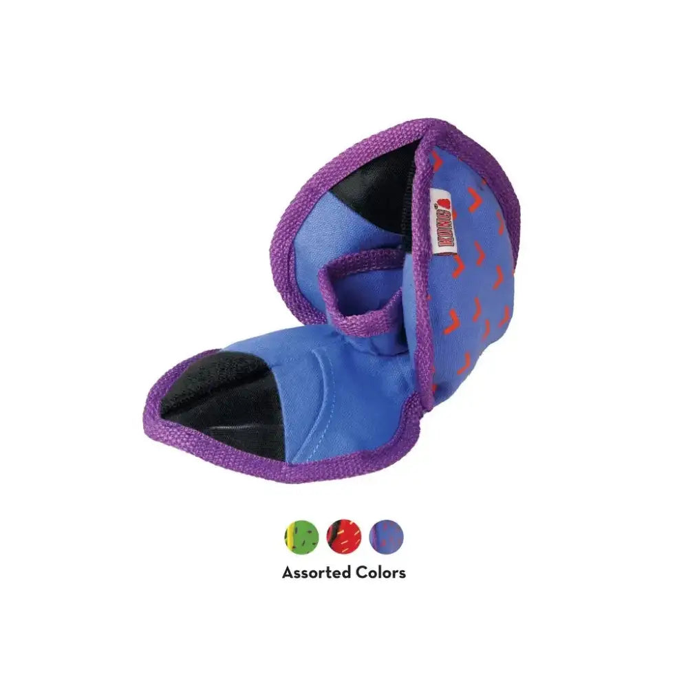 Open blue und lila Kong Snackball für aktive Schnüffel und Hide n Treat Spiele