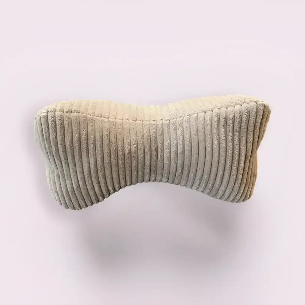 Leseknochen aus Cordsamt in Wunschfarben, auch als hundespielzeug oder hundehalsband geeignet