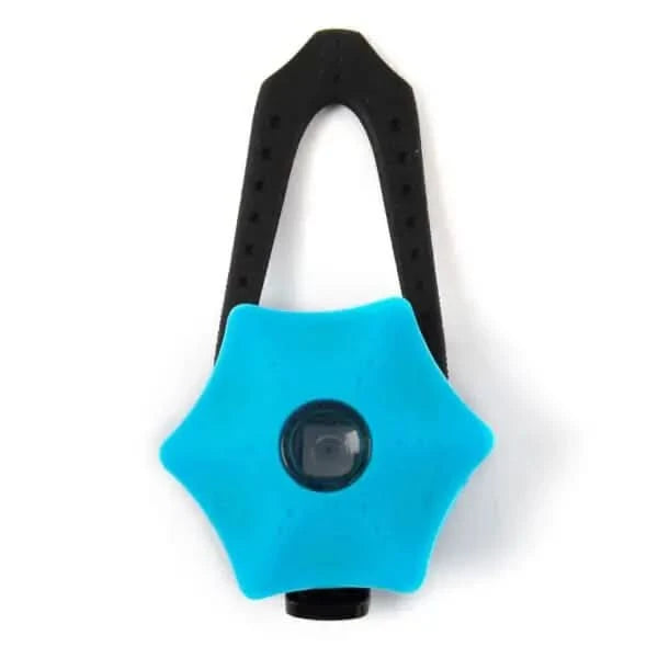 Hunde Bike Light, blinkendes blauen Hundescheinwerfer mit Gummiband, perfekt als Hundespielzeug