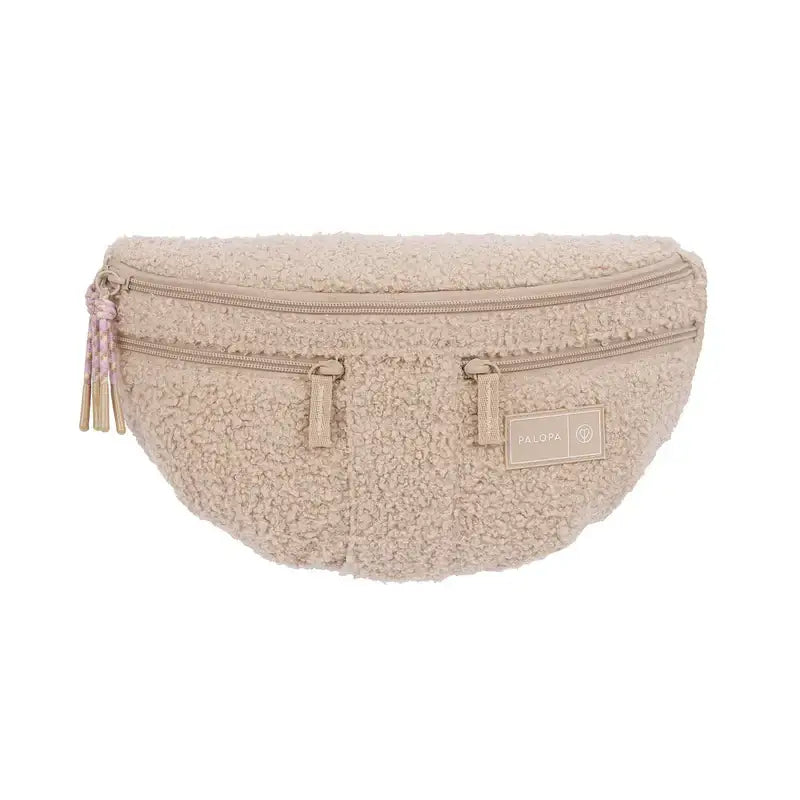 Beiger Palopa Leckerlibeutel Emma Limited Edition mit Zipper und Tassel Details