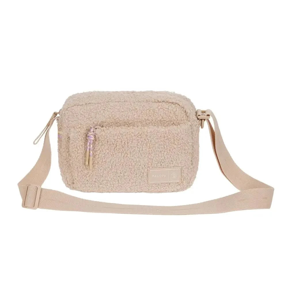 Beiger Palopa Leckerlibeutel Teddy-Fleece Noka mit Reißverschluss, ideal für Hundespielzeug