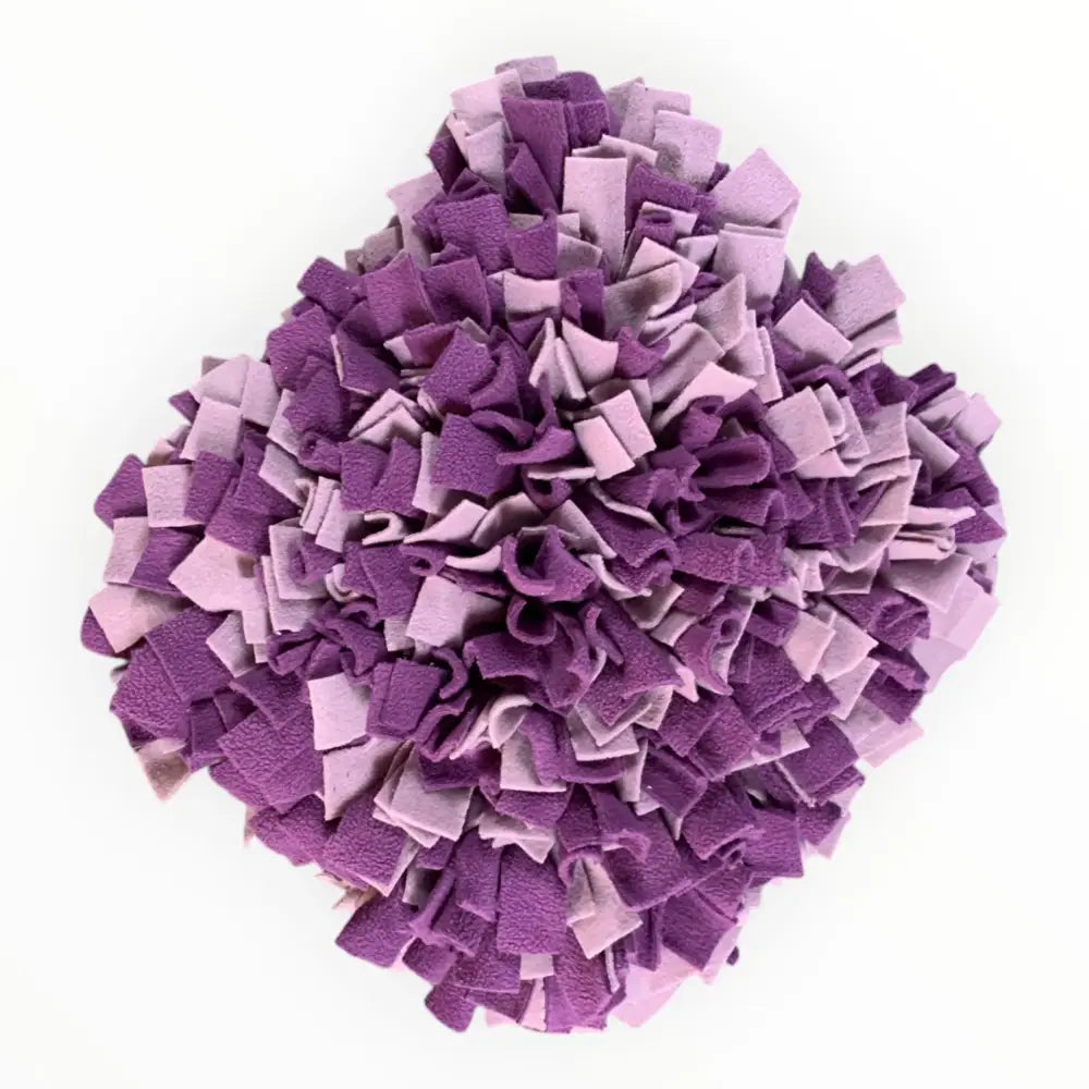 Purple und Lavendel Shaggy Rug für Hunde, schweiz gefertigt, fördert hund geistig