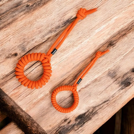 Tau-Spielzeug Loopy Orange, lustiges Hundespielzeug aus orange Rope für Hunde