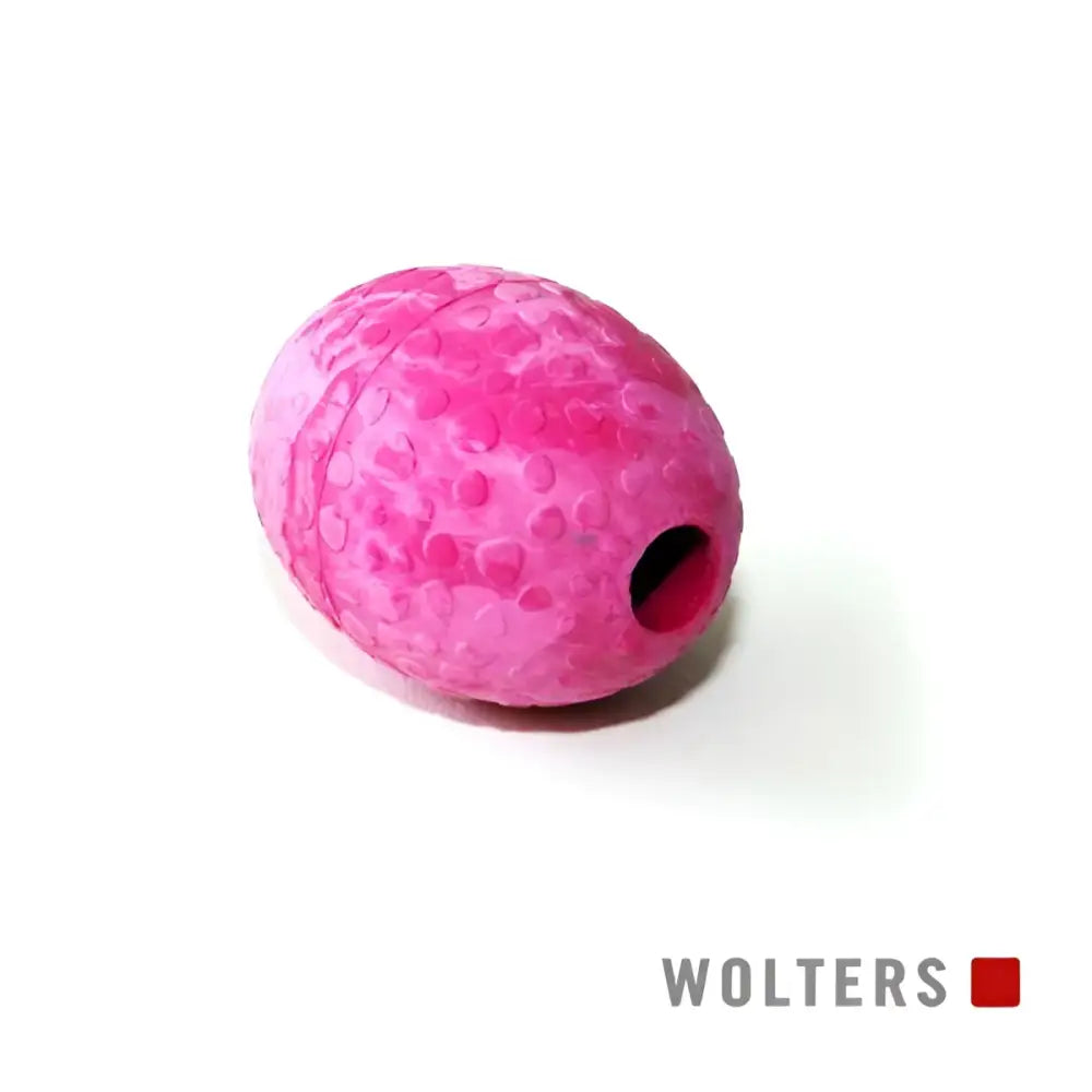 Pinkes Wolters Straussenei Hundespielzeug mit Loch, interaktives Hundespielzeug for Spaß