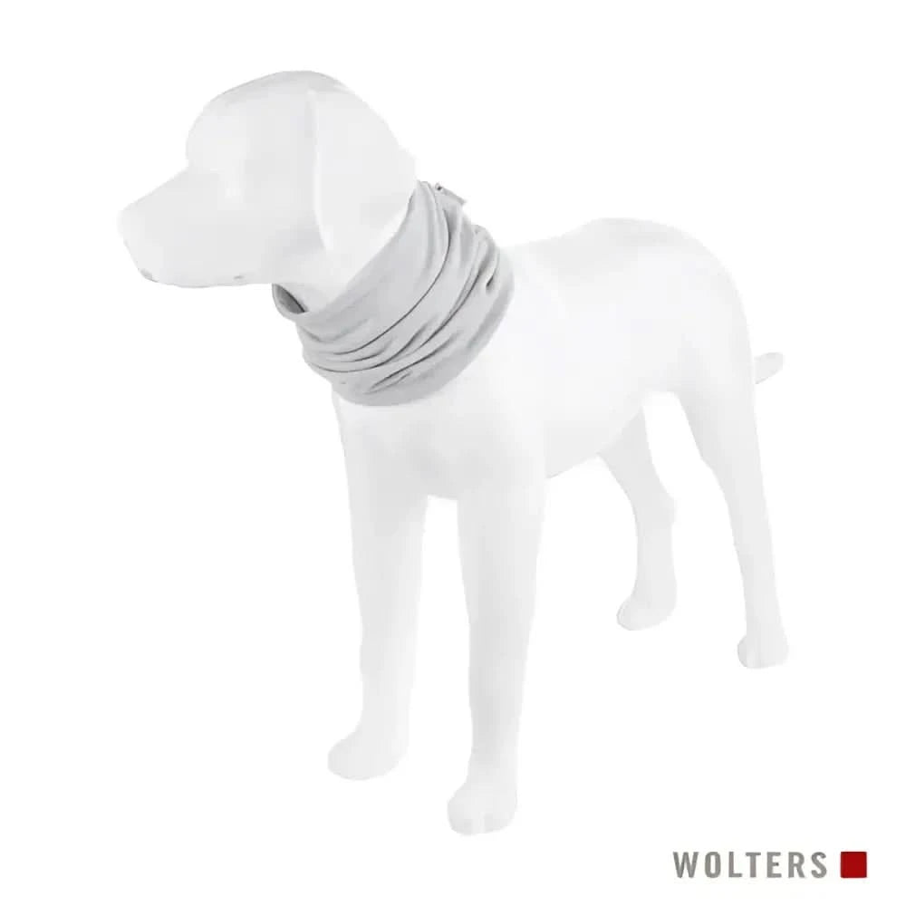 WOLTERS watchout Kühlschal für Hunde in hellgrau aus Polyester, Verdunstungskälte durch Anfeuchten mit Wasser