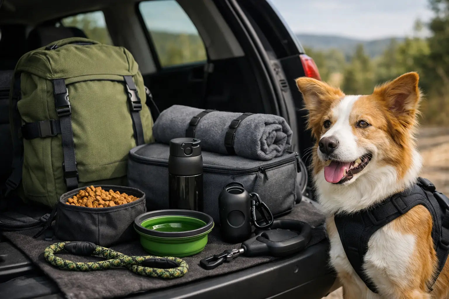Praktische Hundeartikel für unterwegs wählen