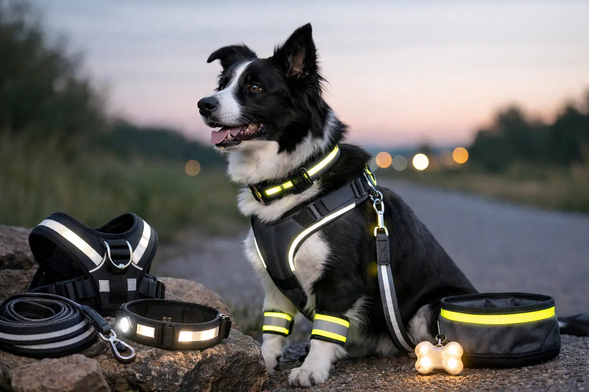 Reflektierende Hundeausstattung richtig nutzen