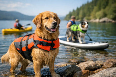 Schwimmwesten für Hunde: Sicher am Wasser