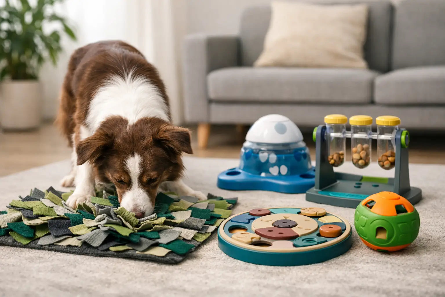 Schnüffelmatte oder Intelligenzspielzeug für Hunde?
