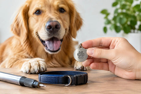 Hundemarke dauerhaft gravieren lassen - so hält sie