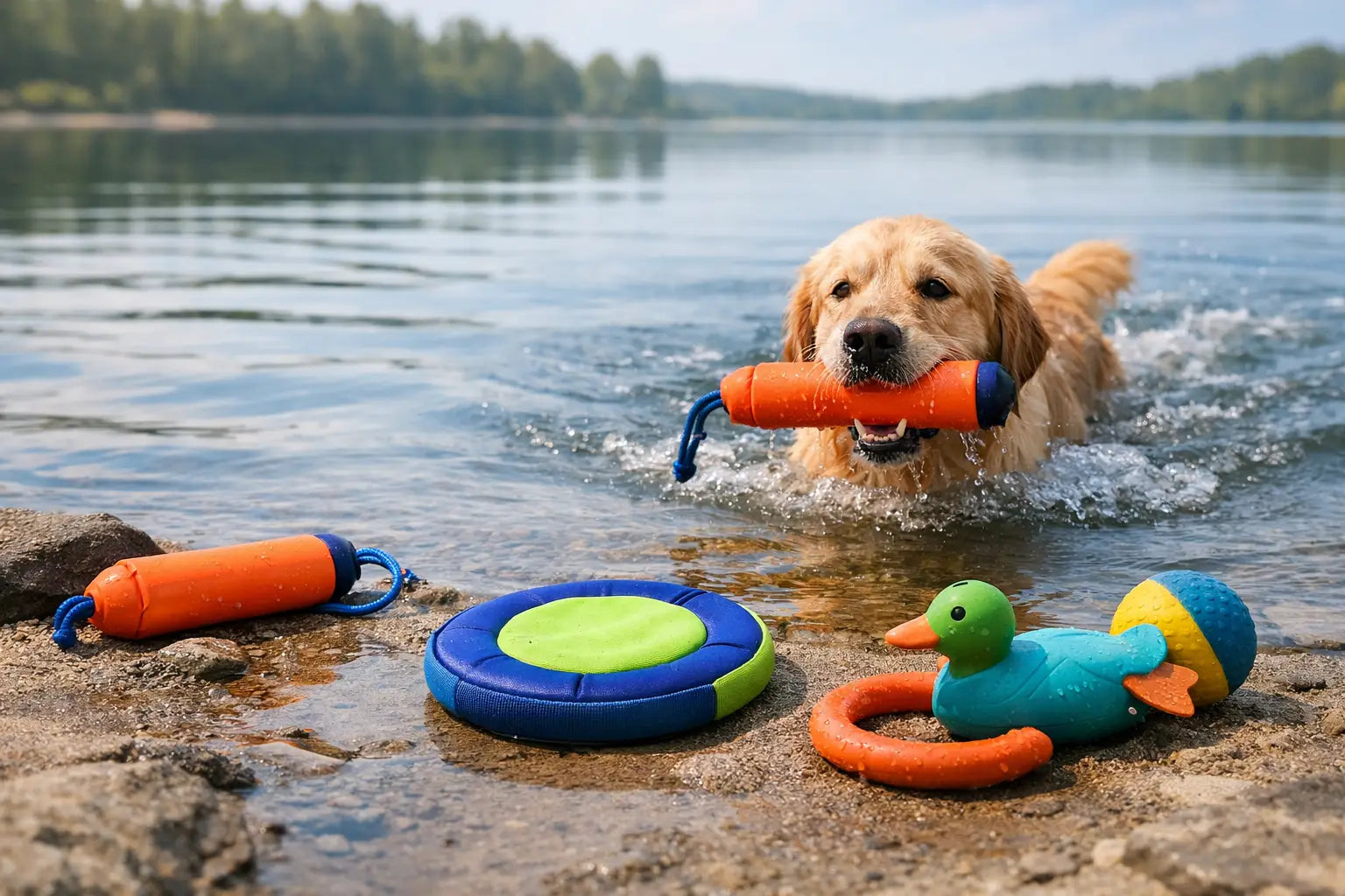 Apportierspielzeug für Wasser richtig wählen