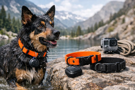 Wasserdichtes Hundehalsband für jedes Abenteuer