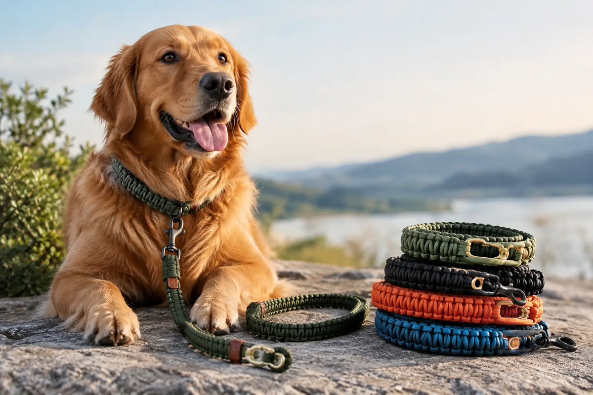 Die passende Paracord Leine für deinen Hund