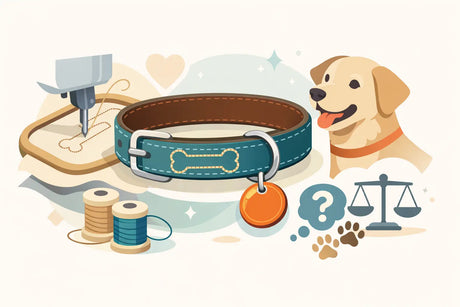 Hundehalsband mit Namen besticken - lohnt es sich?