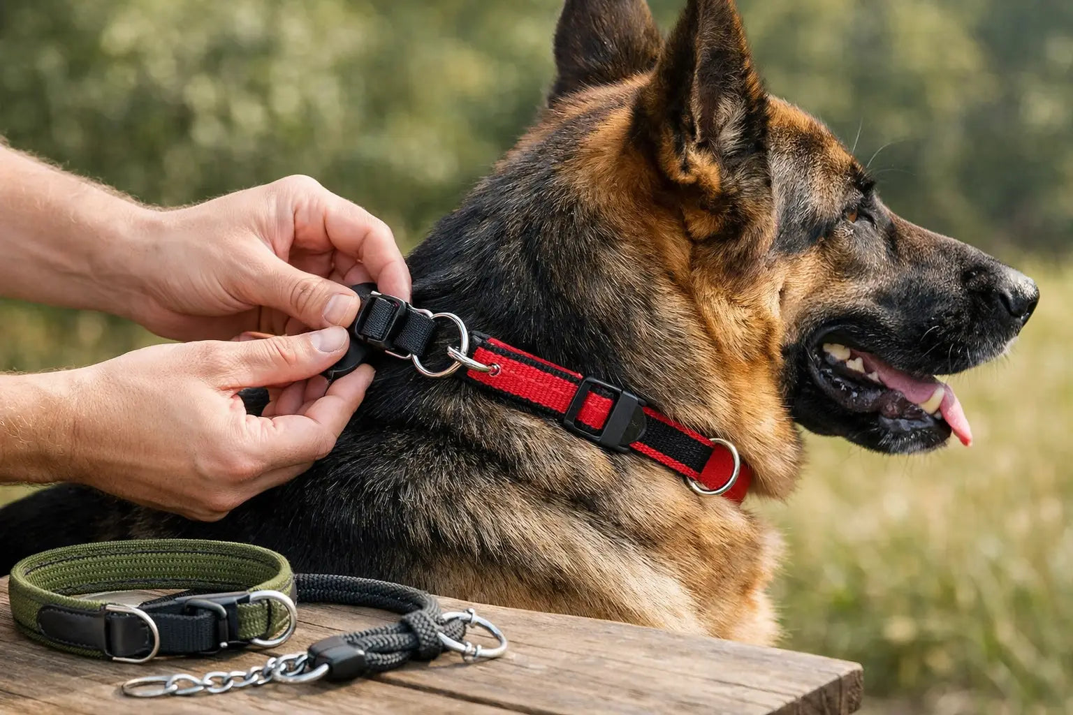 Zugstopp Halsband einstellen beim Hund