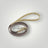 2-Farbige Biothane Leine 1,60 m fixe Länge - Braun Beige - Hundeleine