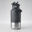 L'FLOOF 3-in-1 Hunde-Reiseflasche 946 ml in Dark Grey mit abnehmbarem Trinknapf und Leckerlifach