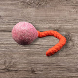 Jumping Schleuder-Filzball aus regionaler Bio-Schurwolle