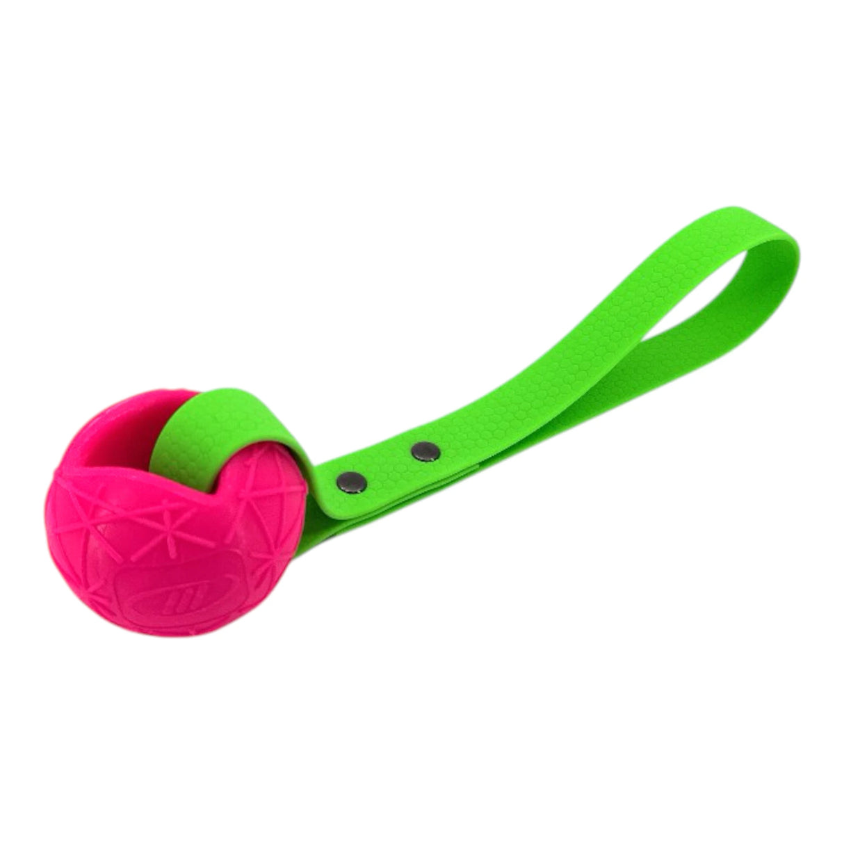 Moby Ball mit Hexa Biothane Wurfschlaufe