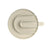 Beige silikon trivet mit Griff für hundenapf cali und anti-schling-einsatz yumo
