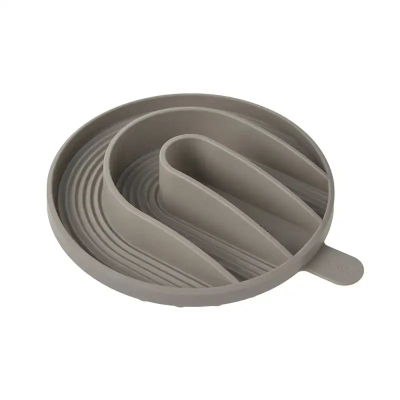 Flexible grauer Silikon-Splashguard für hundenapf cali, anti-schling-einsatz yumo