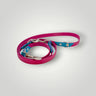 Pink und blau Leine mit Metallhaken, tolle 2-farbige biothane hundeleine für Hunde