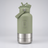 L F L O O F 3 in 1 Hunde Reiseflasche mit abnehmbarem Trinknapf und Leckerlifach in Matcha