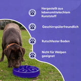 Lilaer Eat Slow Live Longer Anti Schling-Napf für langsames Fressen deines Hundes