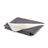 LABONI REVERSO Wendedecke für Hunde aus Baumwolle in Grau mit handeingefasster Ziernaht, nachhaltig