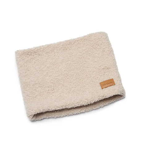 Kuscheliger Hundeloop Teddy in Beige, Hundeschal-Loop aus Polyester für kühle Tage mit Schal über den Kopf