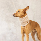 Kuscheliger Hundeloop Teddy in Beige, Hundeschal-Loop aus Polyester mit Teddy-Style für kühle Tage