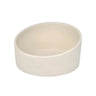 Hundenapf Cali echtes Highlight mit off-white Keramik und schrägem Rand, perfekt als Hundespielzeug