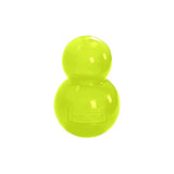 Chartreusefarbenes, kugelförmiges Outward Hound Double-Tuff Kauspielzeug für Hunde
