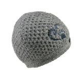 Kurze Beanie Mütze aus Wolle mit Pfote&Herz Stickerei, perfekt für Hundeliebhaber
