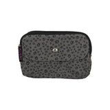 Graue Gassitasche Arizona mit Pfotendruck, hochwertige Verarbeitung, Leckerli-Tasche Arizona