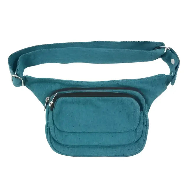 Teal fanny pack Leckerli-Tasche Frankfurt von Nijens Petrol meliert, perfekt für Hundespielzeug