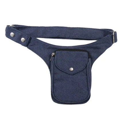 Blaue Denim Fanny Pack Leckerli-Tasche Hamburg von Nijens Denim Blau