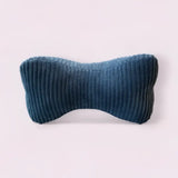 Blauer Cordknochen Leseknochen Jeansblau als Hundespielzeug und Hundehalsband