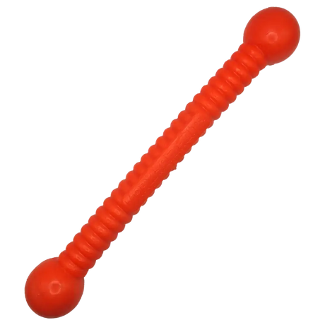 Helloranger moby dog stick aus robustem plastik mit geriffeltem, segmentiertem körper und abgerundeten enden als allrounder für deinen hund