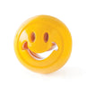 Gelber Smileykugel Ball aus Outward Hound Orbee-Tuff Nooks, perfekt für Hunde