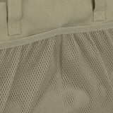 Nahaufnahme vom Palopa Organizer Tasche Jari mit beige Stoff und Meshfach, perfekt als Dog Travel Bag