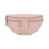 Pale pink Bum Bag Emma mit zwei Reißverschlüssen und dekorativem Zipperzug, perfekt als Hundespielzeug Tasche