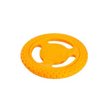 Orange Kiwi Walker Dog Disc Frisbee aus TPR-Schaumstoff, schwimmfähig und robust, Ø 22 cm