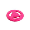Kiwi Walker Hundefreundliche Frisbee aus robustem, schwimmfähigem TPR-Schaumstoff in leuchtendem Pink.
