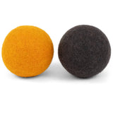 Bunte Schurwoll-Bälle für Hunde im Set 7 cm mit Schafswolle, gefilzter Oberfläche, nachhaltig